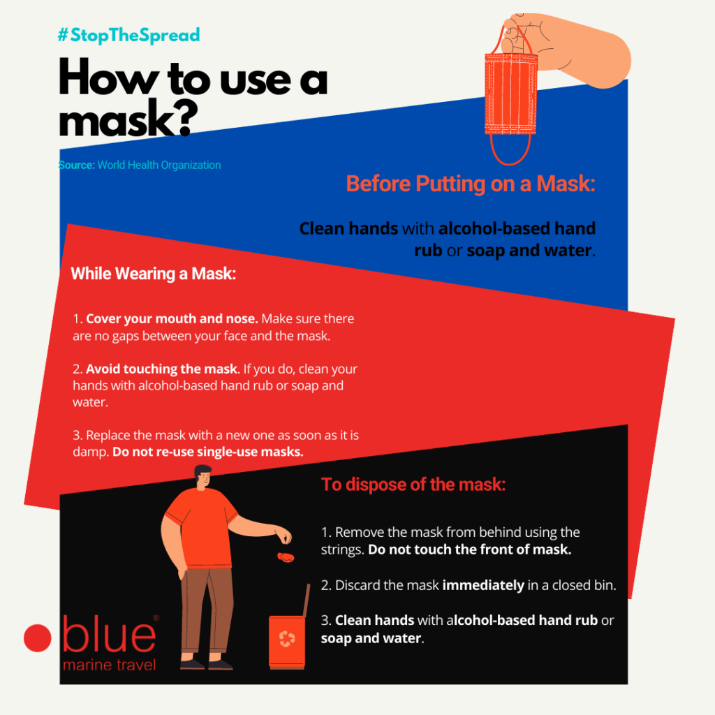 how-to-wear-a-mask-instagram-post-blue-marine-travel