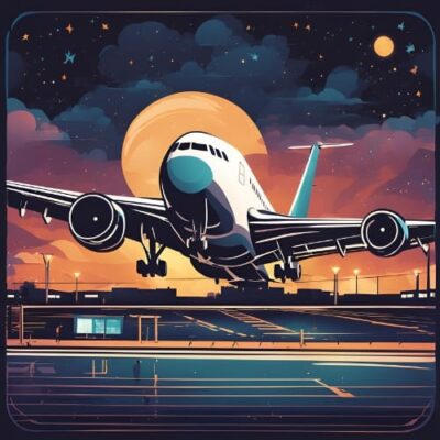 Night Flying Plane